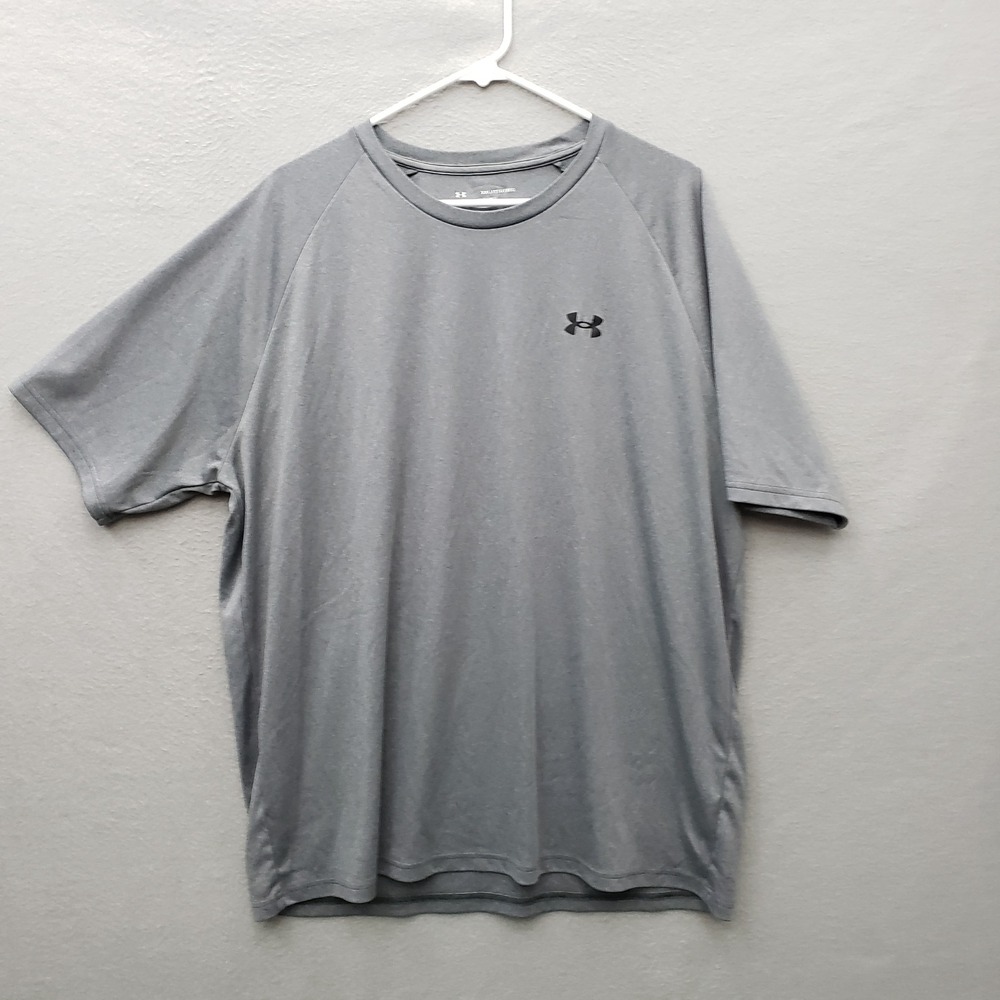 Under Armour Loose Fit Athletic Tee Shirt Gray Athleisure Basic Sporty Basic XXL
